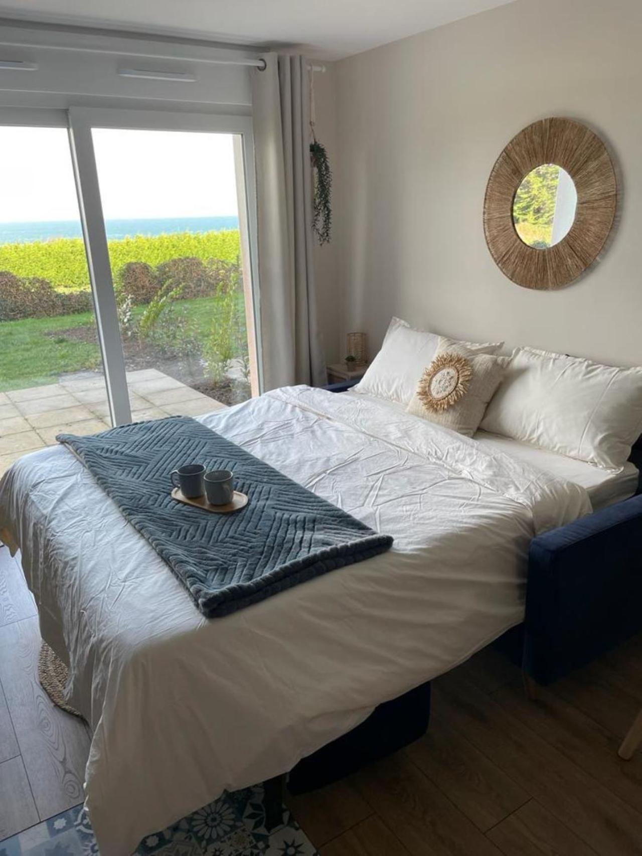 Bienvenue Au Studio L'Escale Bleue Avec Vue Mer Et Sur Le Cap Frehel Saint-Cast-le-Guildo Εξωτερικό φωτογραφία