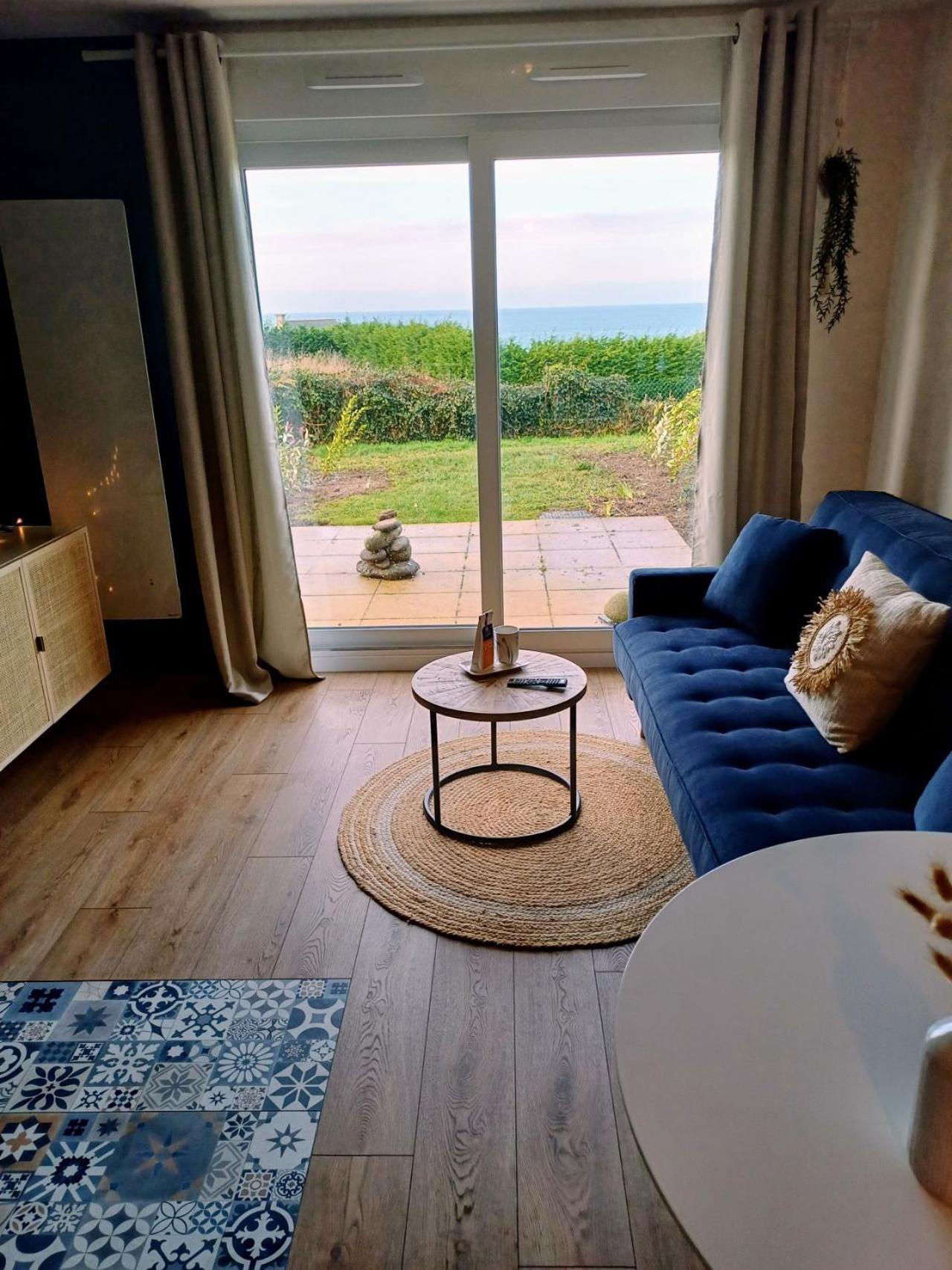 Bienvenue Au Studio L'Escale Bleue Avec Vue Mer Et Sur Le Cap Frehel Saint-Cast-le-Guildo Εξωτερικό φωτογραφία